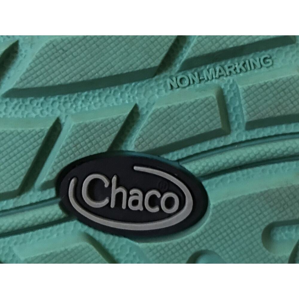 Chaco ZX/1 Cloud Sport Blue Green Strap Womens Teal Turquoise Aqua Sandals 7 - Picture 7 of 7